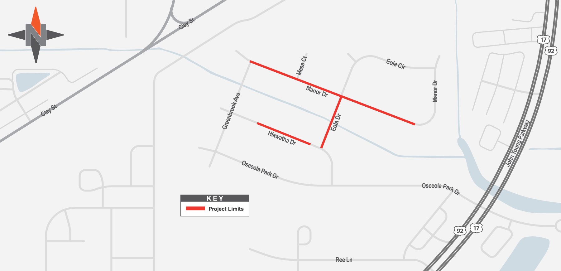 Osceola Park sewer rehabilitation project Toho Water Authority